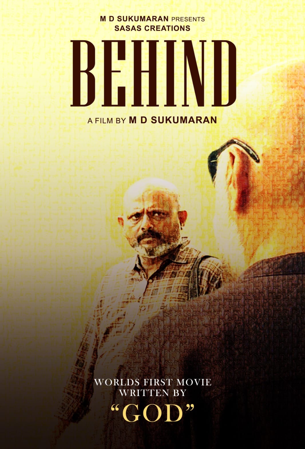Behind